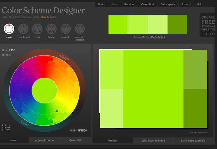 Color Scheme Designer