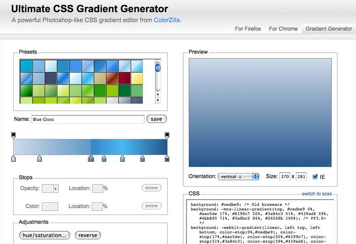 Gradient Generator